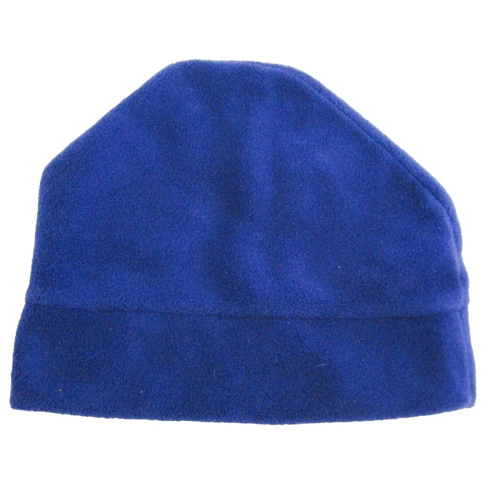 Columbia Blue Beanie Cap Hat Youth Large - XL Logo Fleece Winter Warm Ski